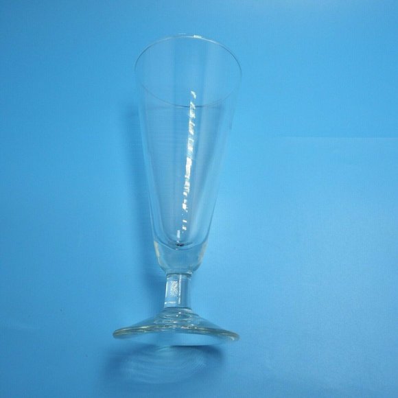 Pilsner Beer Glass Stemmed Footed 10 Oz Clear Glass - Picture 2 of 4